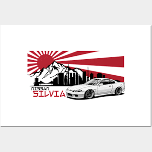 Nissasn Silvia S15, JDM Car Posters and Art